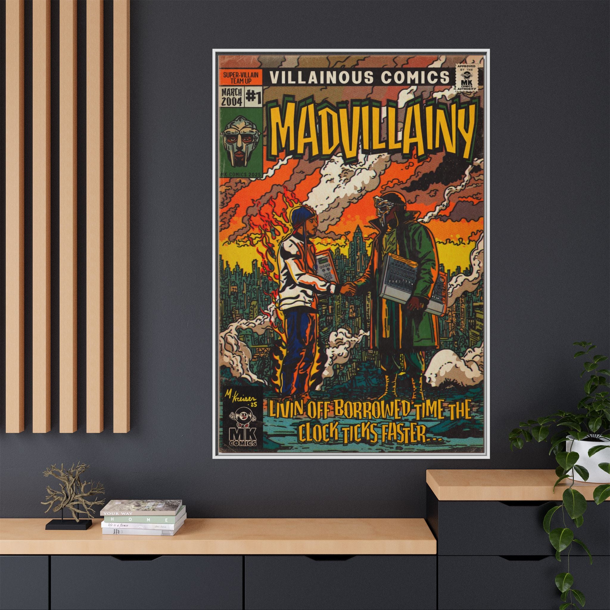 Madvillainy - Matte Canvas, Framed (Multi-color)