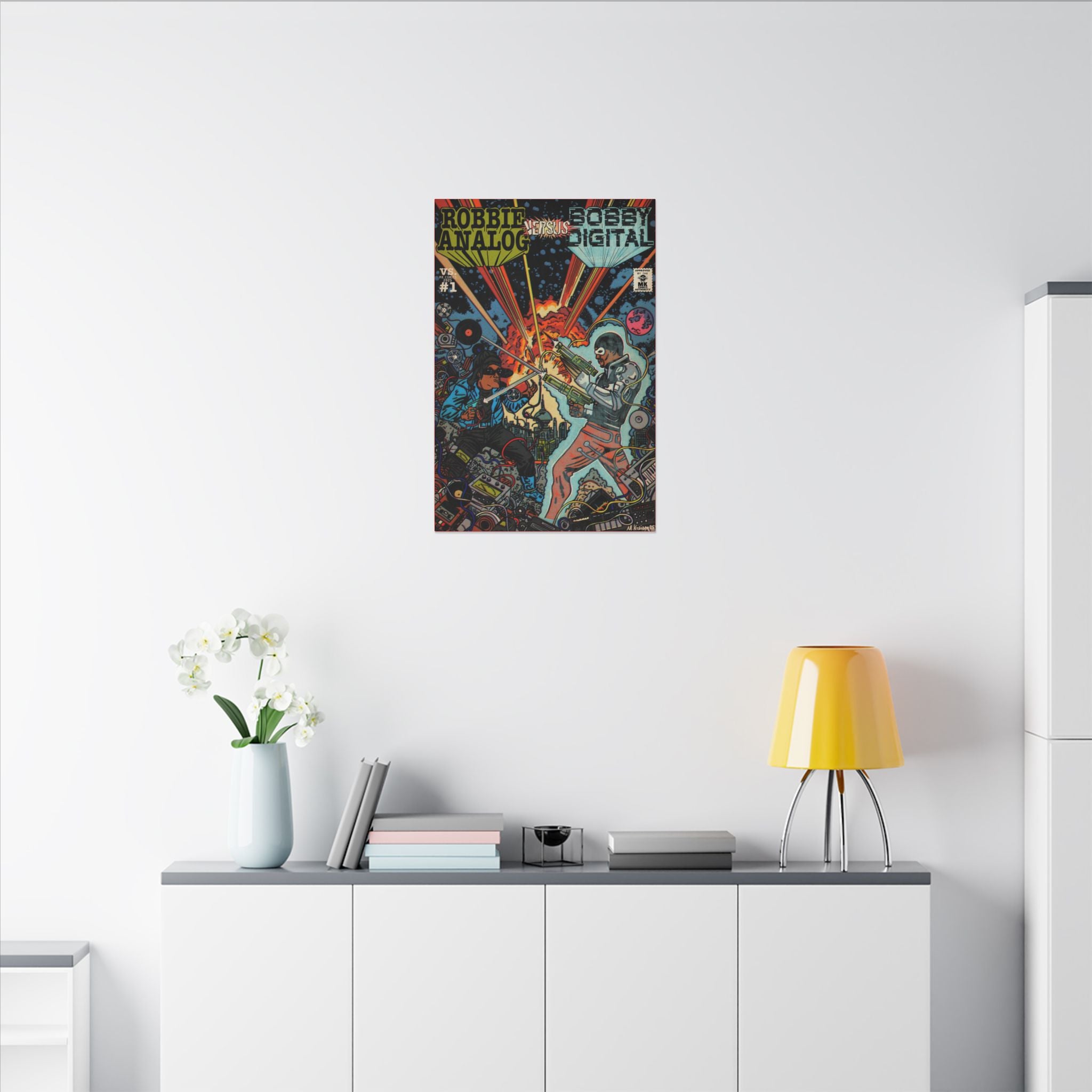 Analog vs. Digital - Matte Canvas, Stretched, 0.75" (Multi-Size)