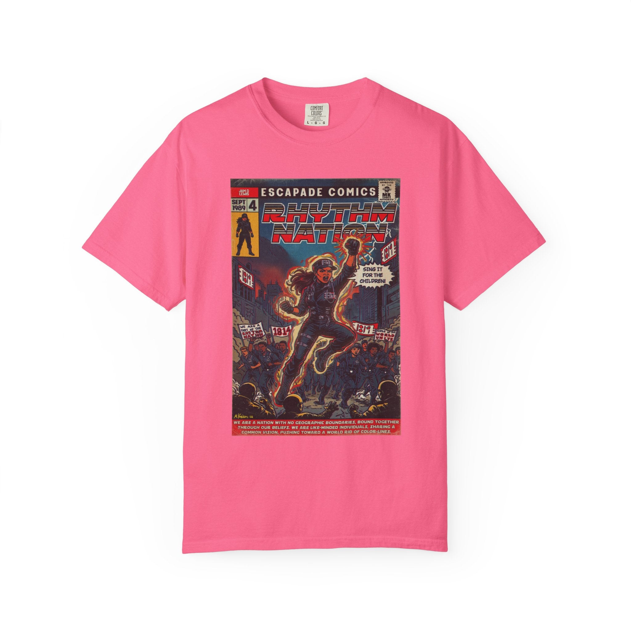 Rhythm Nation - Unisex Comfort Colors T-shirt