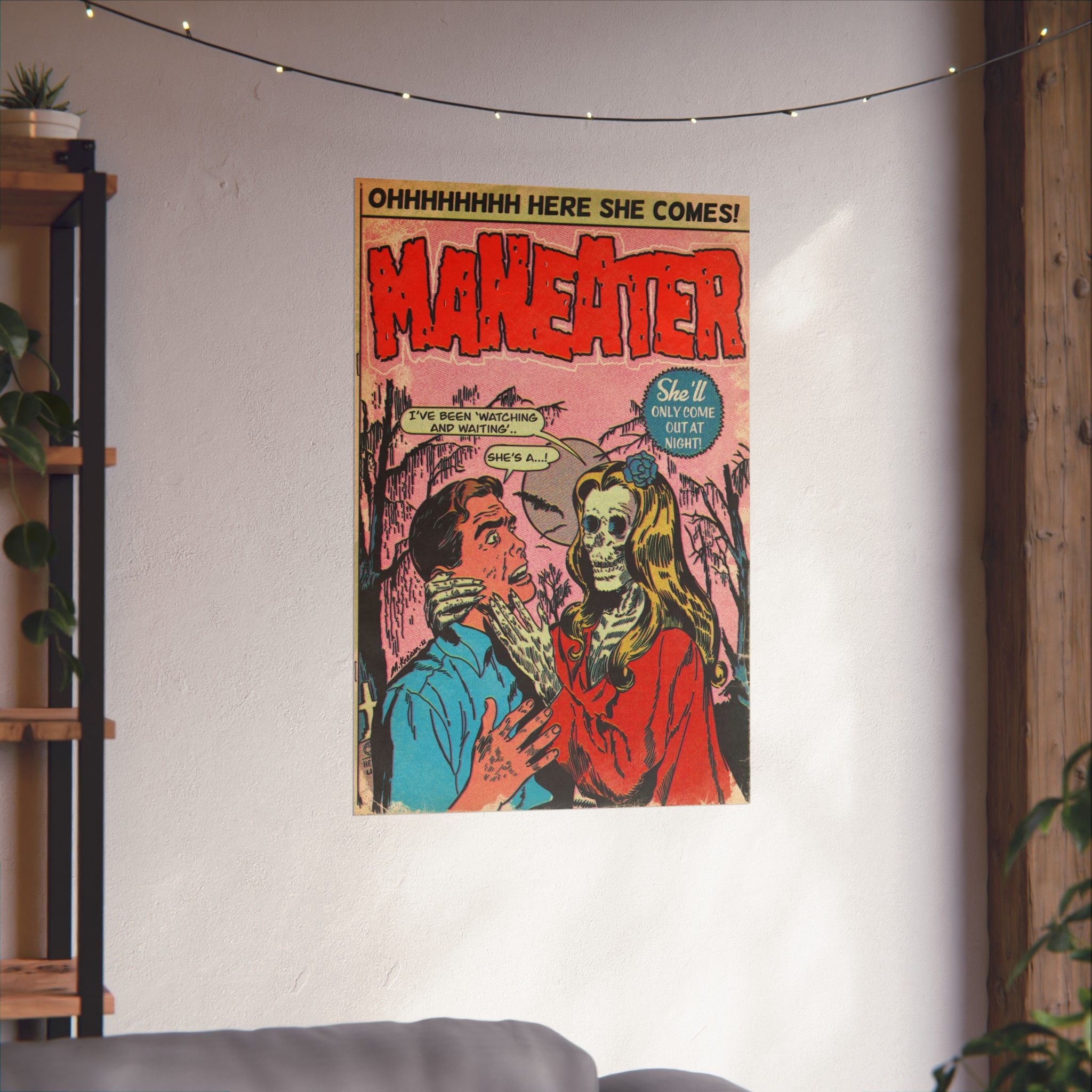 Maneater - Matte Vertical Posters