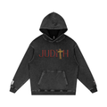 Judith - Snow Washed Loose Cotton Hoodie
