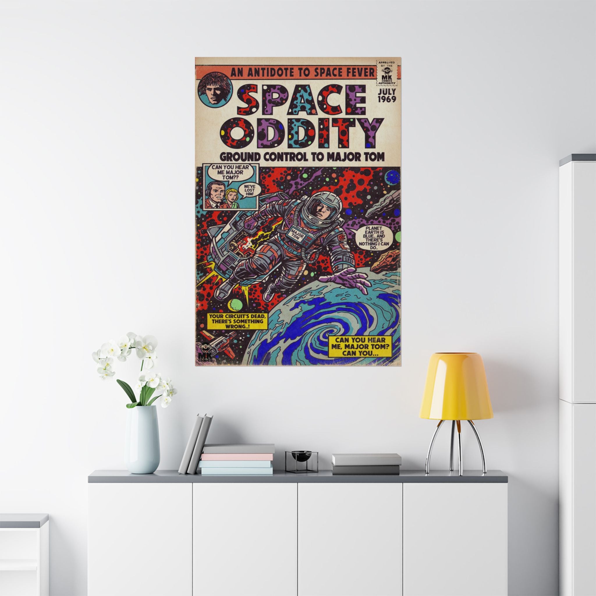 Space Oddity - Matte Vertical Posters