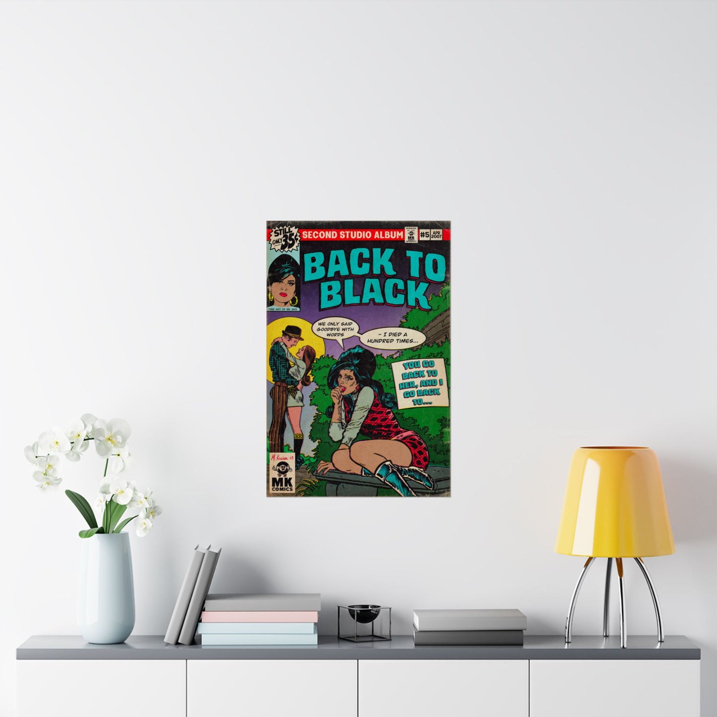 Back to Black - Premium Matte Vertical Poster