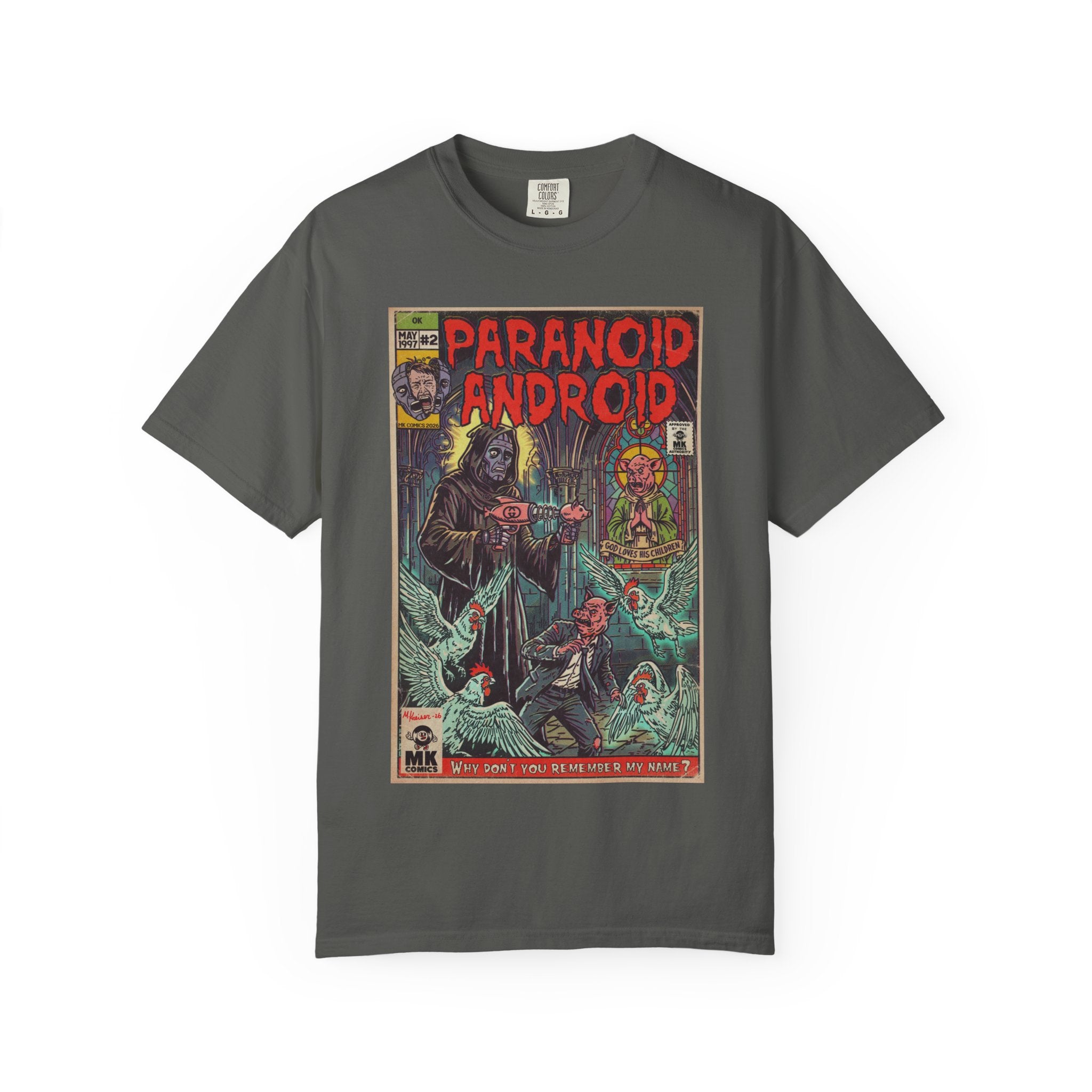 Paranoid Android - Unisex Comfort Colors T-shirt