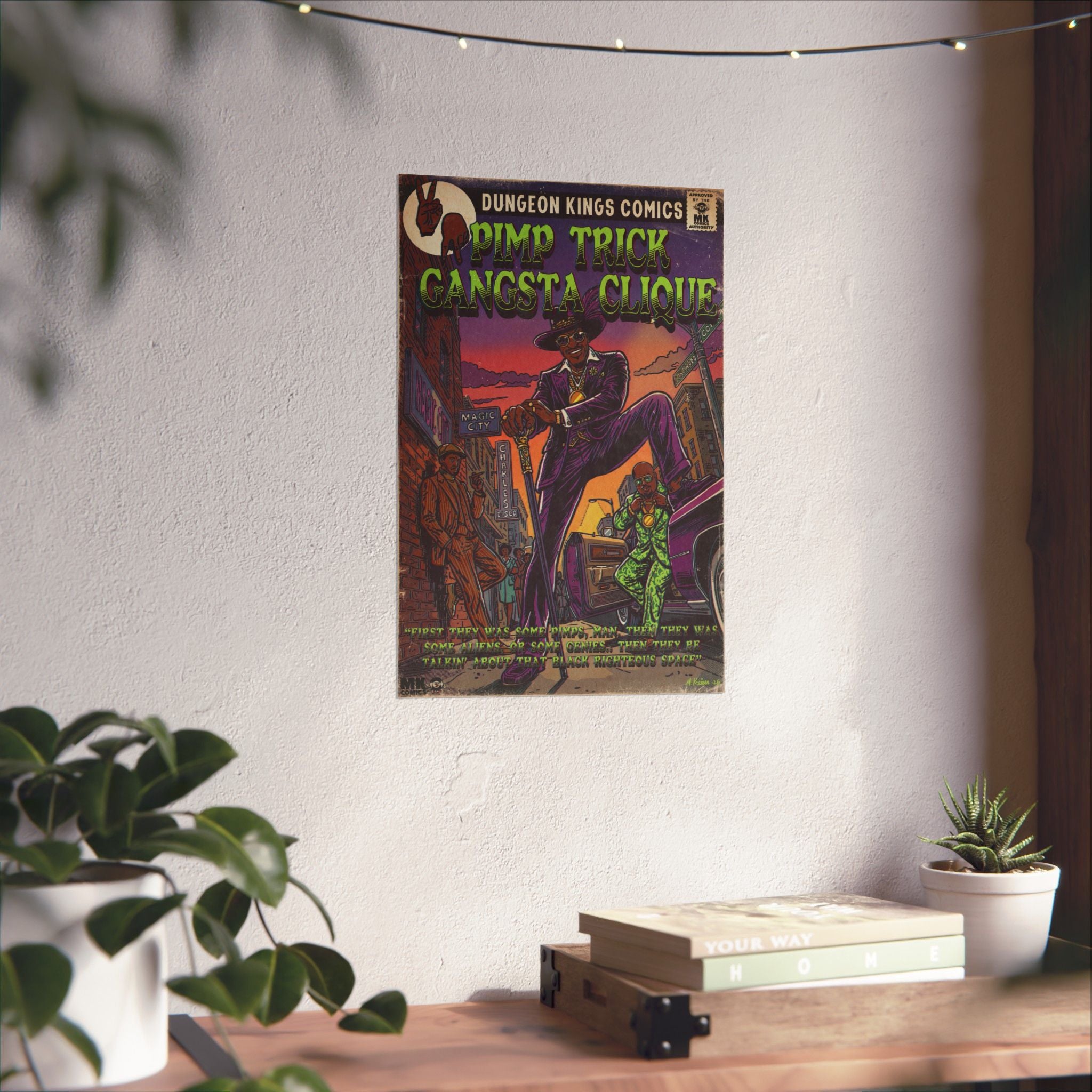 Pimp Trick Gangsta Clique - Matte Vertical Posters