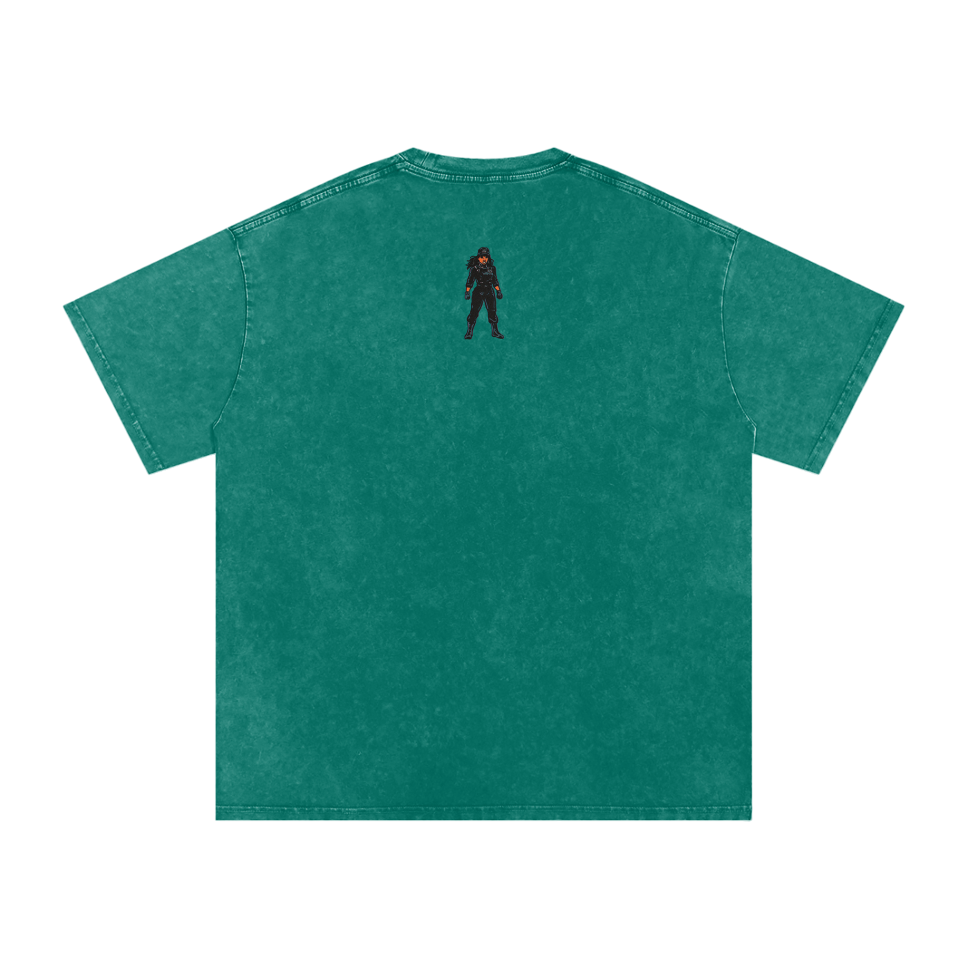 Rhythm Nation - Snow Washed Oversized Cotton T-Shirt