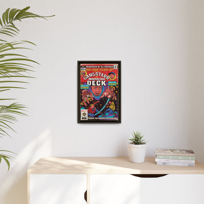 Gang Starr & Inspectah Deck - Above The Clouds - Gallery Canvas Wraps, Vertical Frame