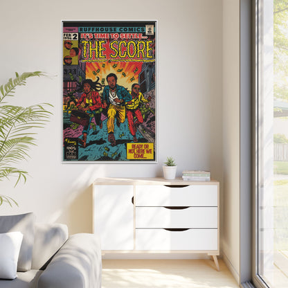 The Score - Matte Canvas, Framed (Multi-color)