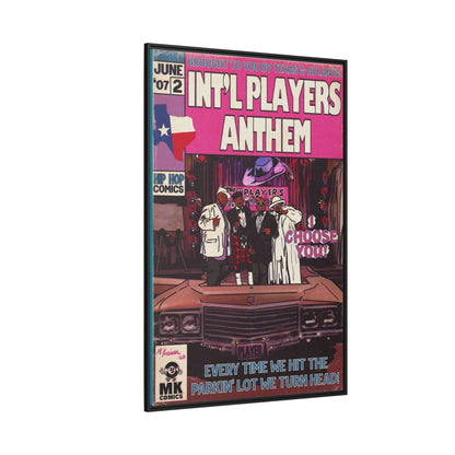 Int’l Players Anthem - Matte Canvas, Framed (Multi-color)