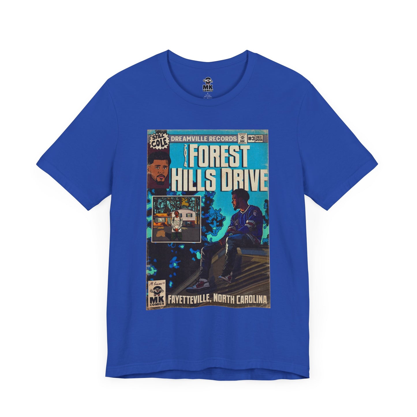 2014 Forest Hills Drive - Comic Book Art -  Unisex Jersey Short Sleeve Tee
