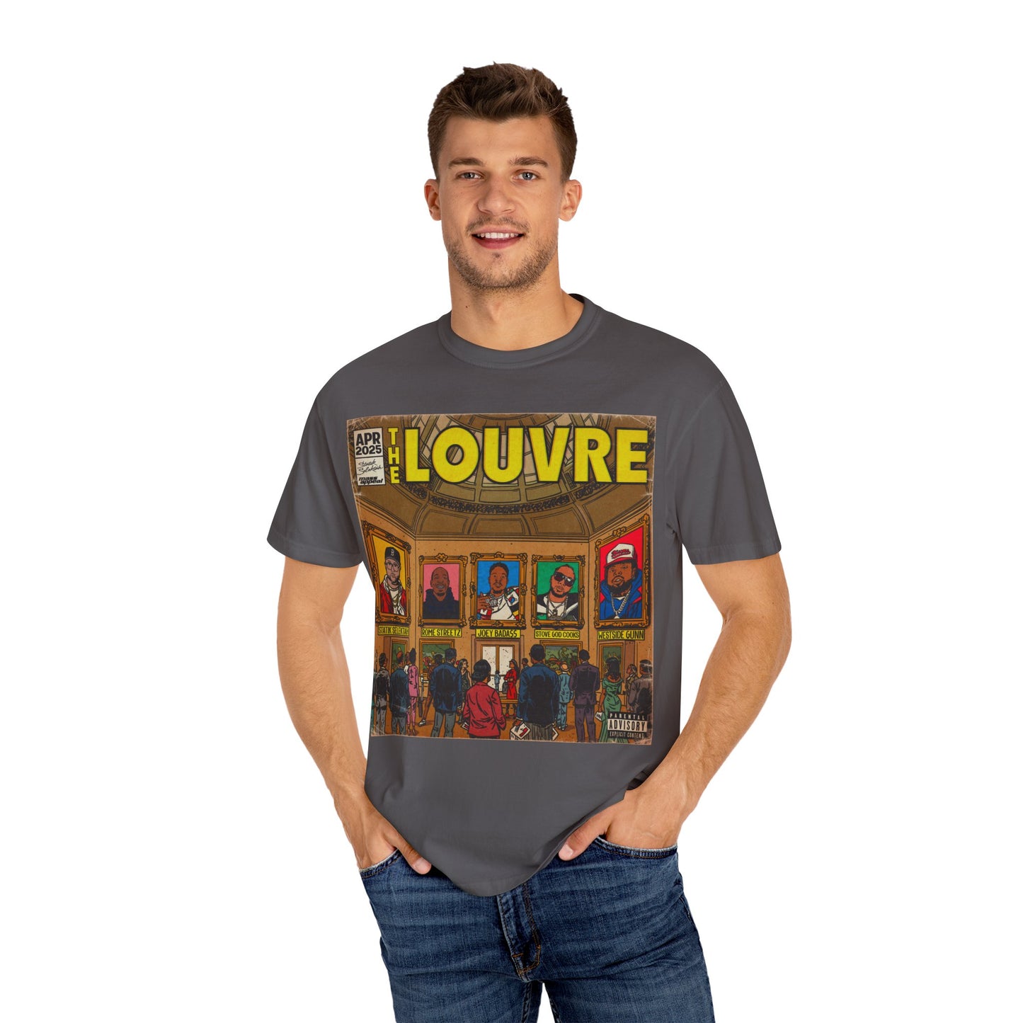 The Louvre - Statik Selektah & MK Collab - Unisex Comfort Colors T-shirt