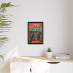 Bulls Parade -Matte Canvas, Framed (Multi-color)