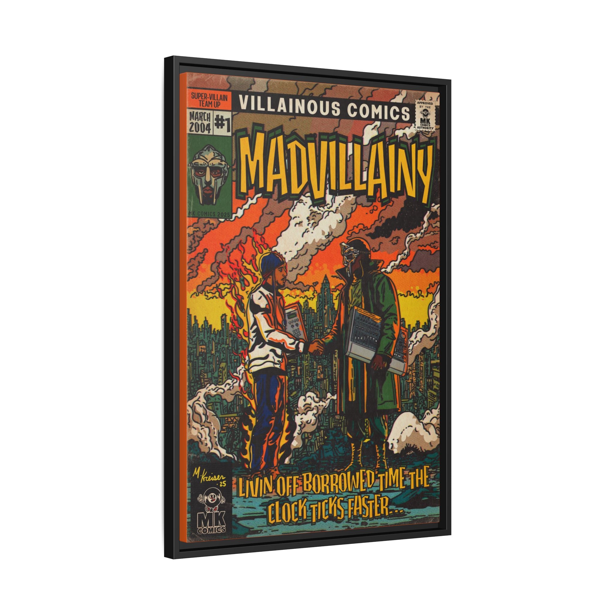 Madvillainy - Matte Canvas, Framed (Multi-color)