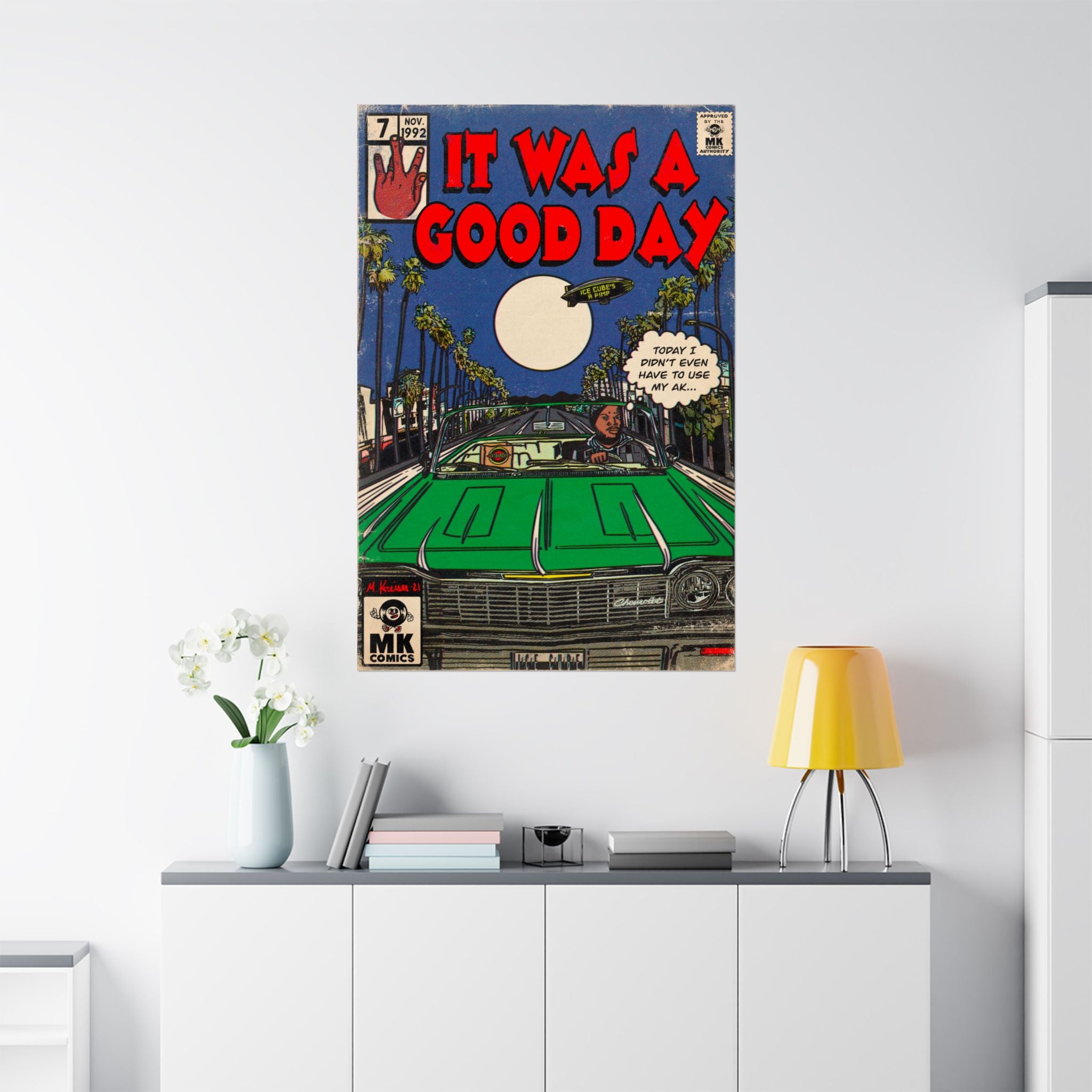 It Was A Good Day - Vertical Matte Poster