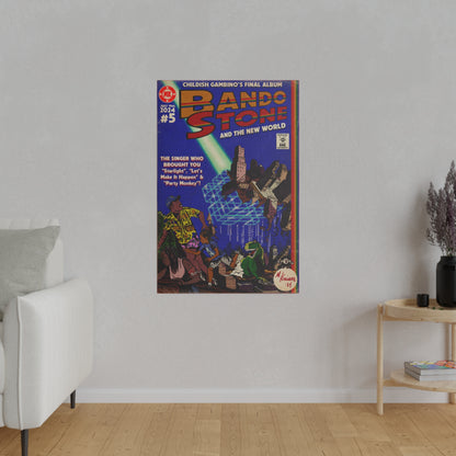 Bando Stone  - Matte Canvas, Stretched, 0.75"