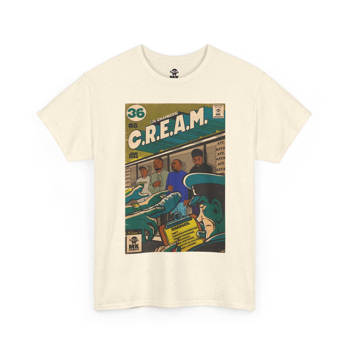 CREAM - MK Classic - Unisex Heavy Cotton Tee