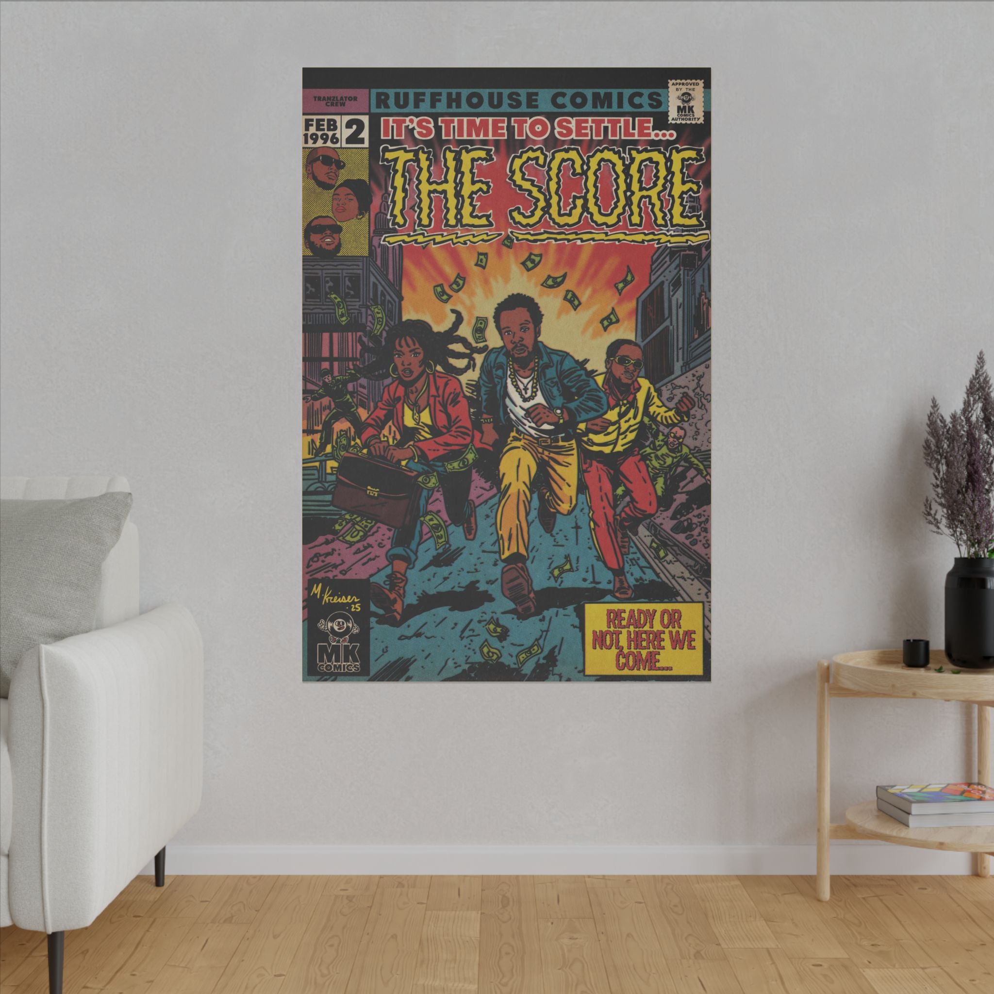 The Score - Matte Canvas, Stretched, 0.75" (Multi-Size)