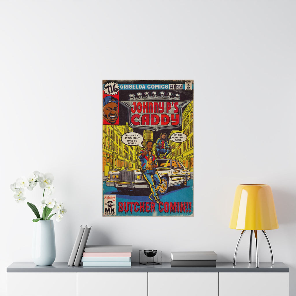 Johnny P's Caddy - Matte Vertical Posters