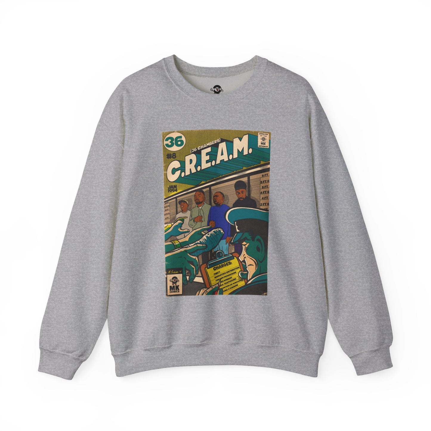 C.R.E.A.M - Unisex Heavy Blend™ Crewneck Sweatshirt