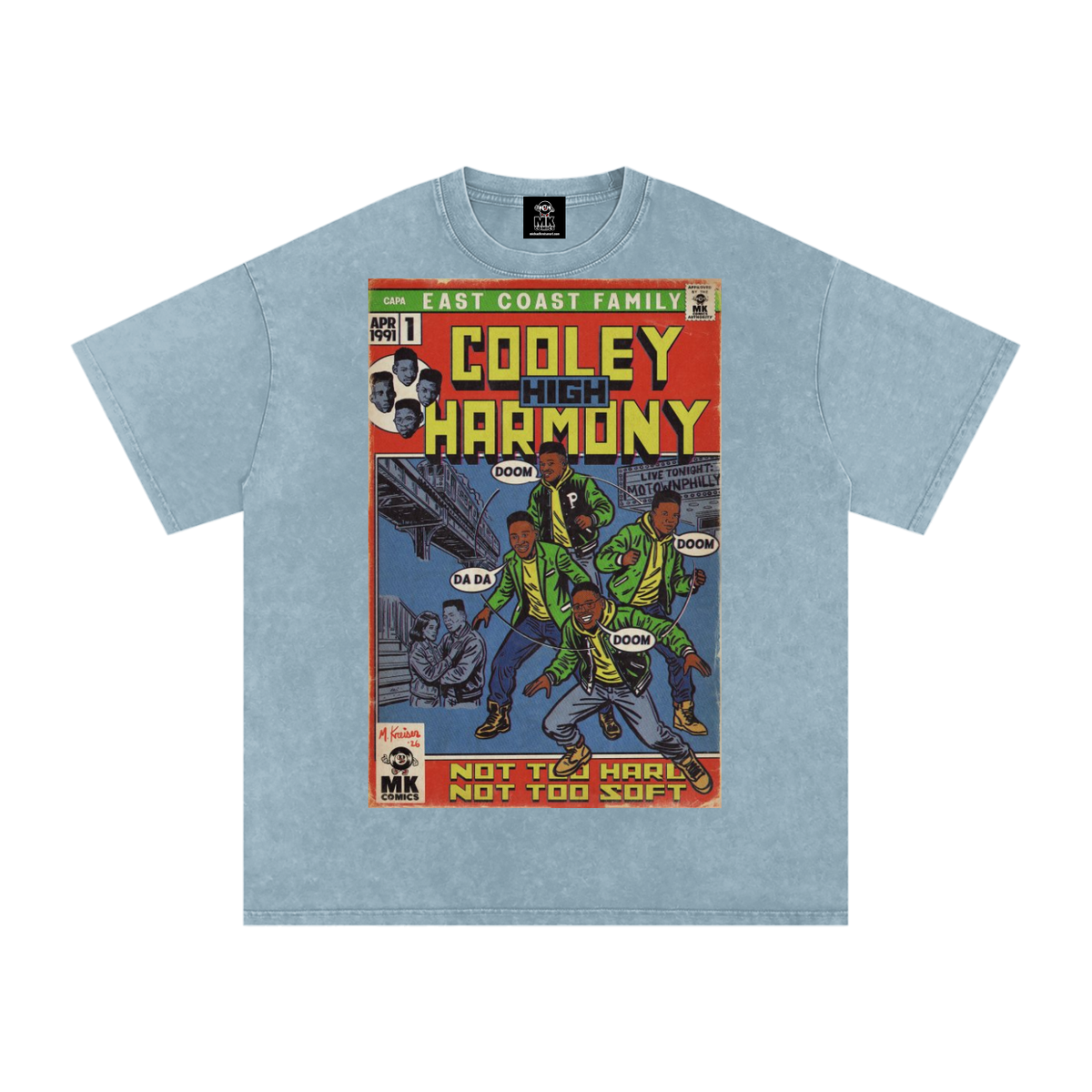 Cooleyhighharmony - Snow Washed Oversized Cotton T-Shirt
