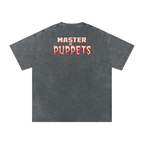 Master of Puppets - Snow Washed Oversized Cotton T-Shirt