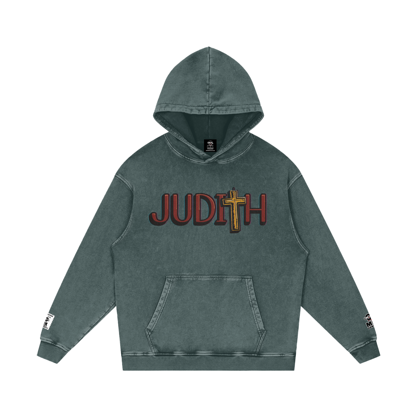 Judith - Snow Washed Loose Cotton Hoodie