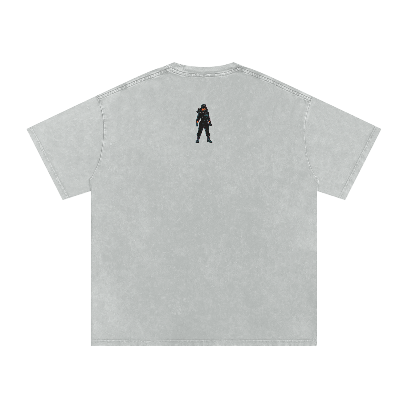Rhythm Nation - Snow Washed Oversized Cotton T-Shirt