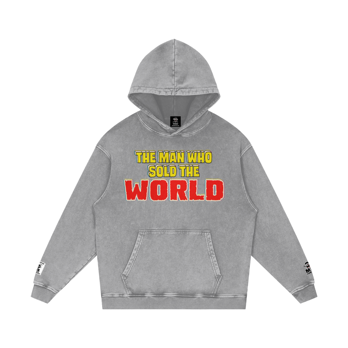 The Man who Sold the World - Snow Washed Loose Cotton Hoodie