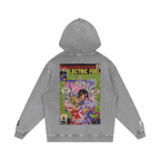 Electric Feel - Snow Washed Loose Cotton Hoodie