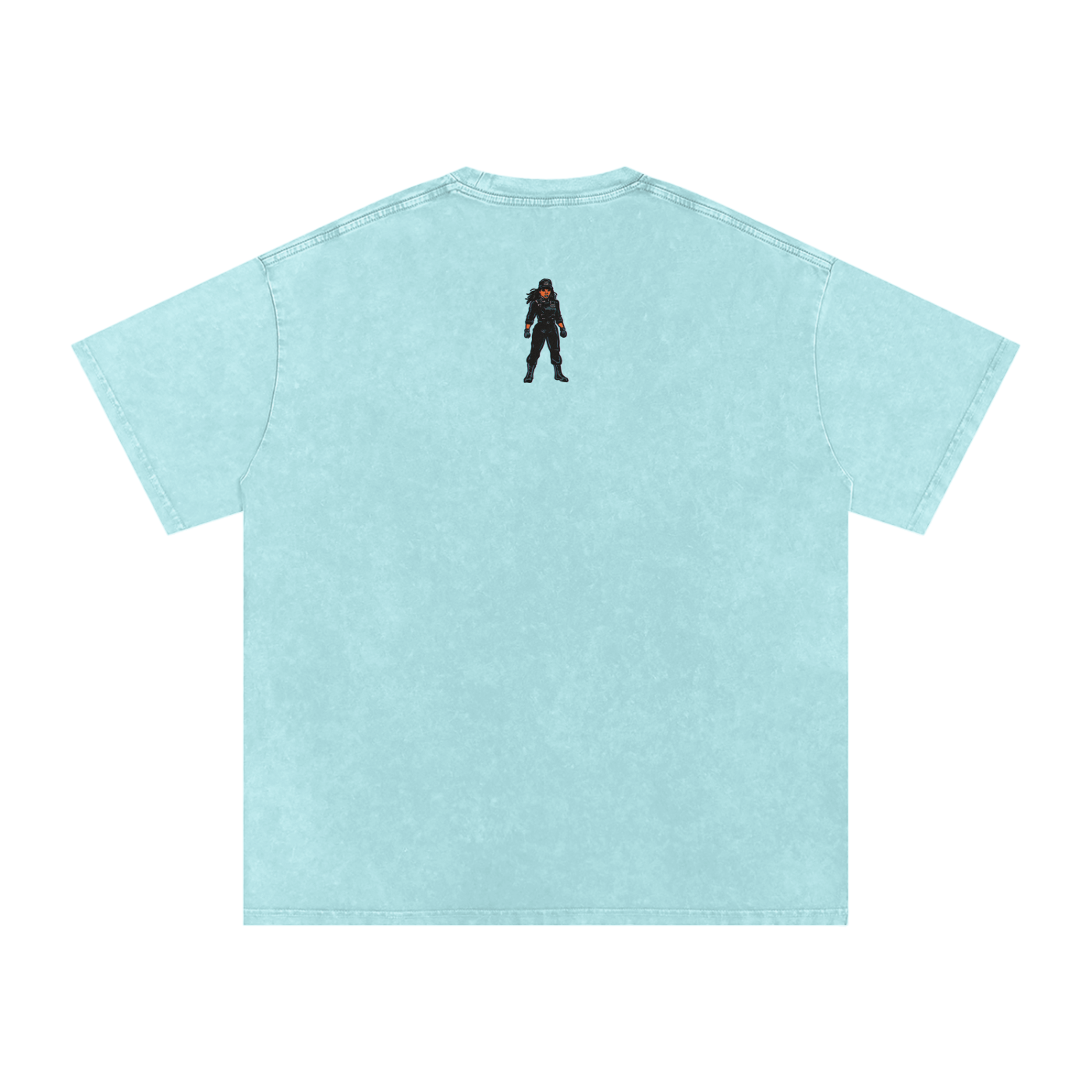 Rhythm Nation - Snow Washed Oversized Cotton T-Shirt