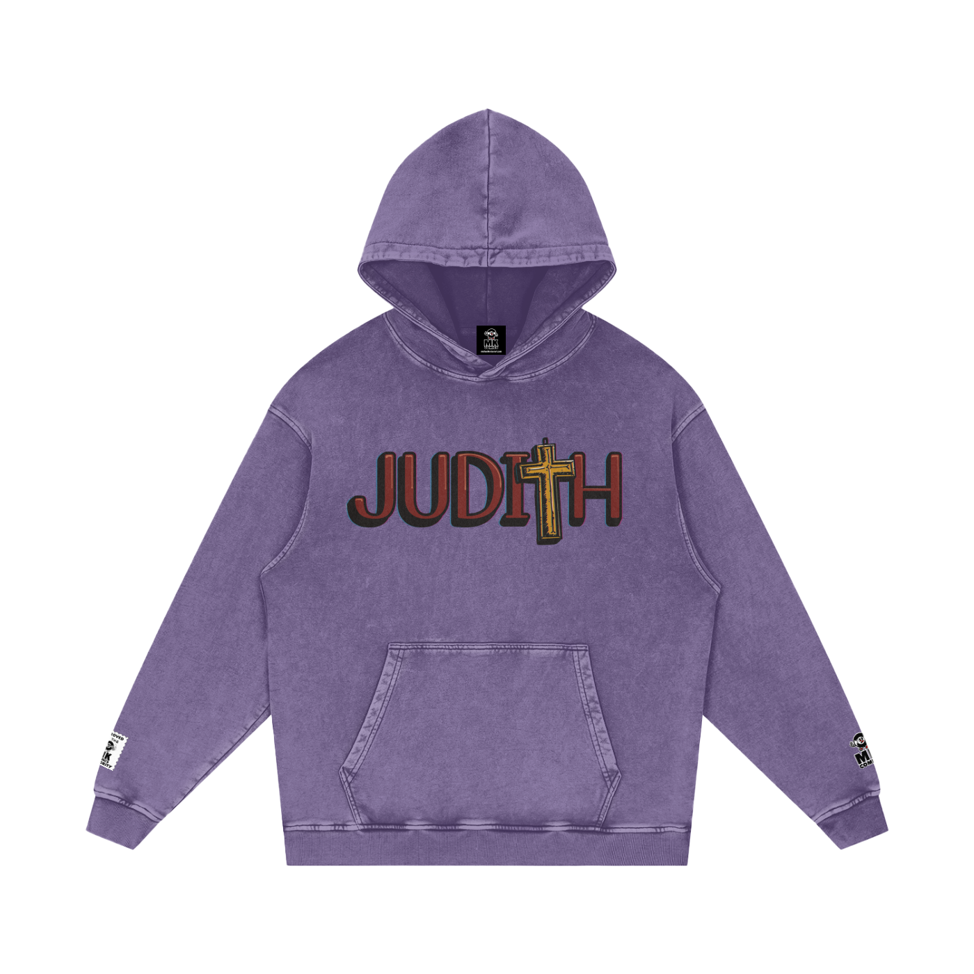 Judith - Snow Washed Loose Cotton Hoodie