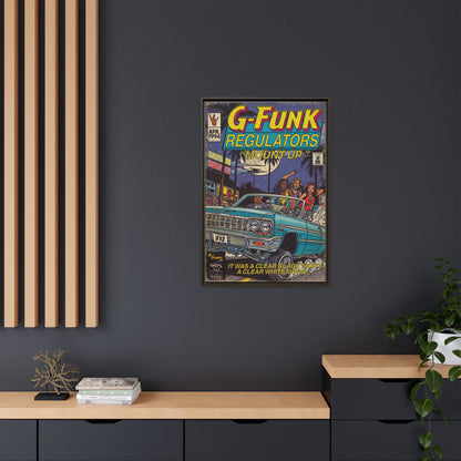 Regulate - Matte Canvas, Framed (Multi-color)