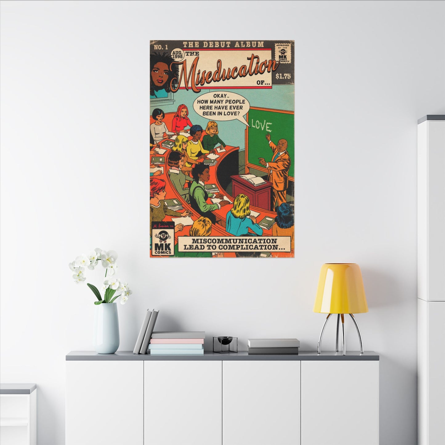 The Miseducation of.. - Matte Canvas, Stretched