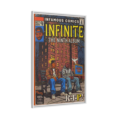Infinite - Comic Book Art - Matte Canvas, Framed (Multi-color)