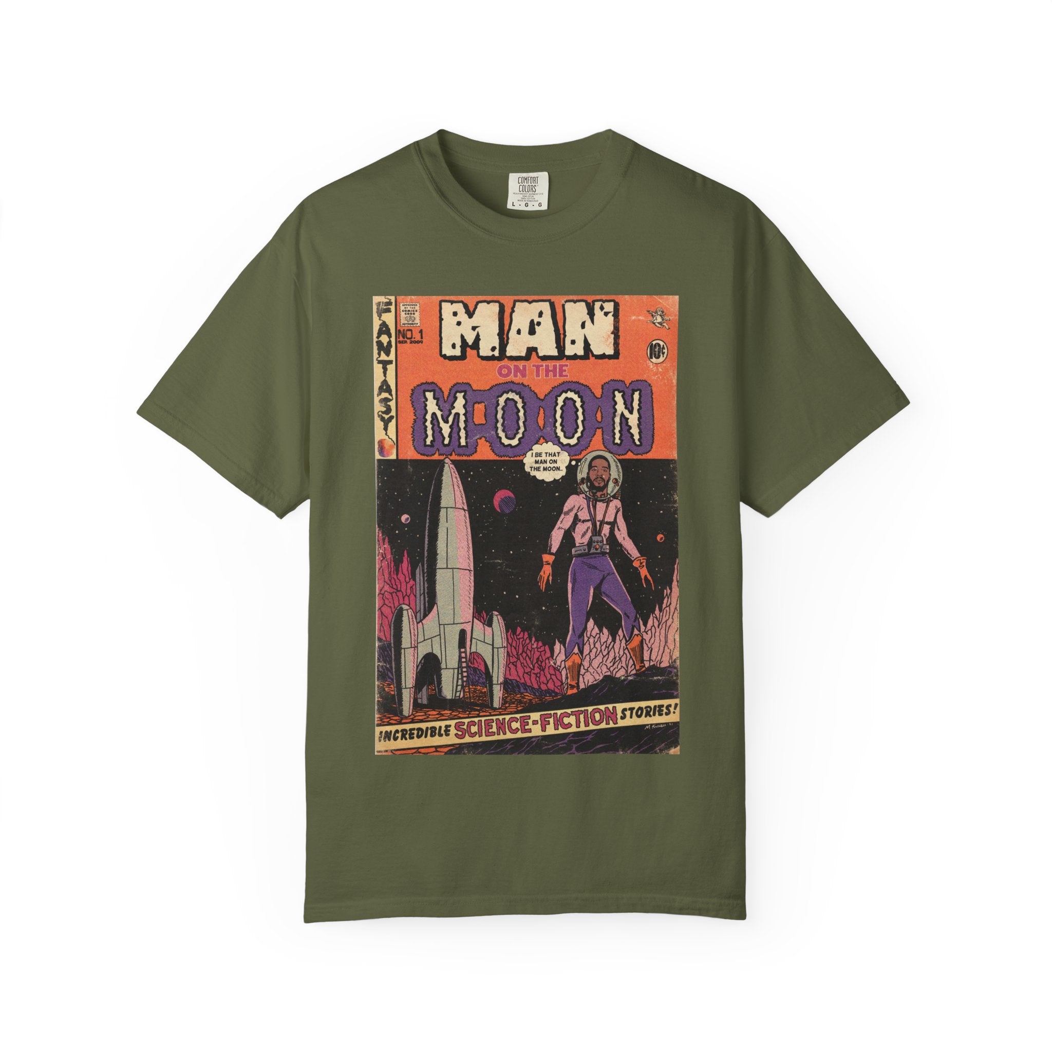 Man on the Moon - Unisex Comfort Colors T-shirt