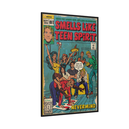 Nirvana - Smells Like Teen Spirit -  Gallery Canvas Wraps, Vertical Frame
