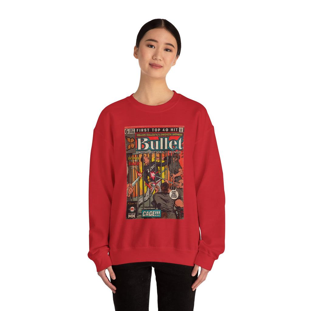 Bullet With Butterfly Wings - Unisex Heavy Blend™ Crewneck Sweatshirt