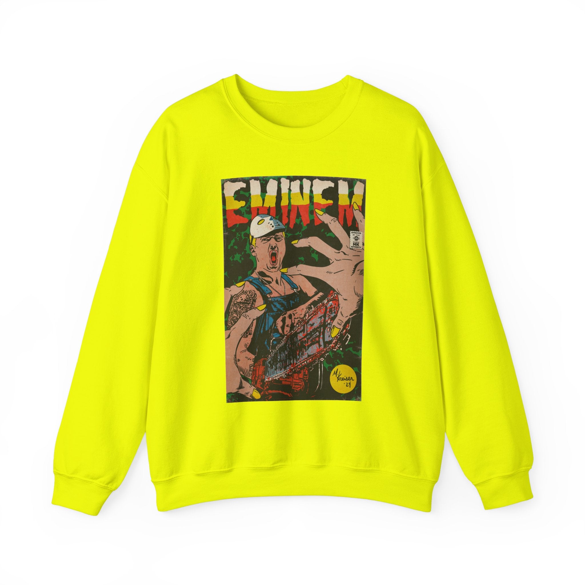 Em - Comic Book Art - Unisex Heavy Blend™ Crewneck Sweatshirt