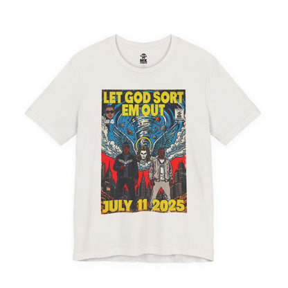 Let God Sort Em Out - Unisex Jersey Short Sleeve Tee