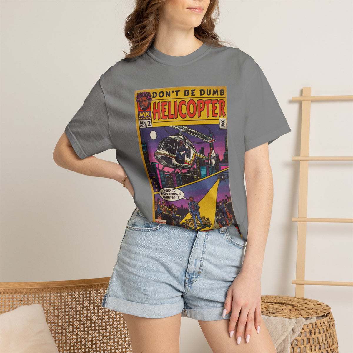 Helicopter - Unisex Comfort Colors T-shirt
