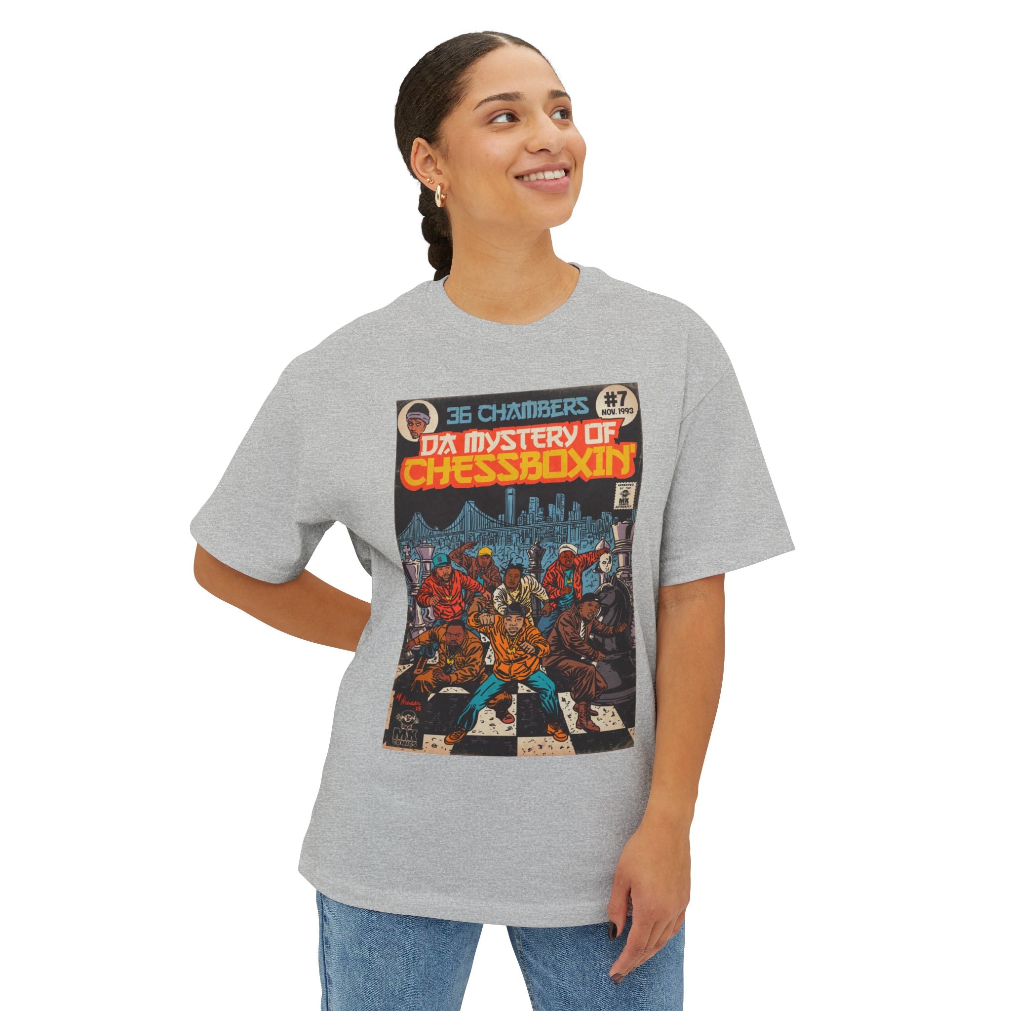 Da Mystery of Chessboxin - Unisex Oversized Boxy Tee