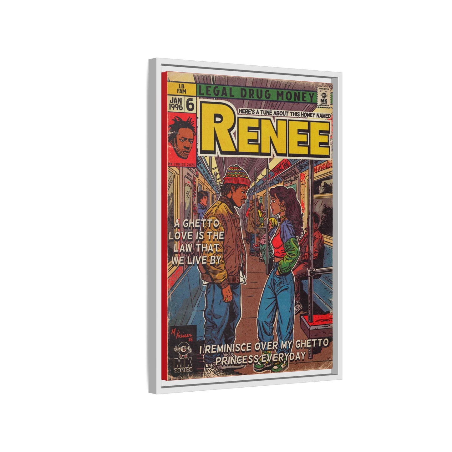 Lost Boyz - Renee - Matte Canvas, Framed (Multi-color)