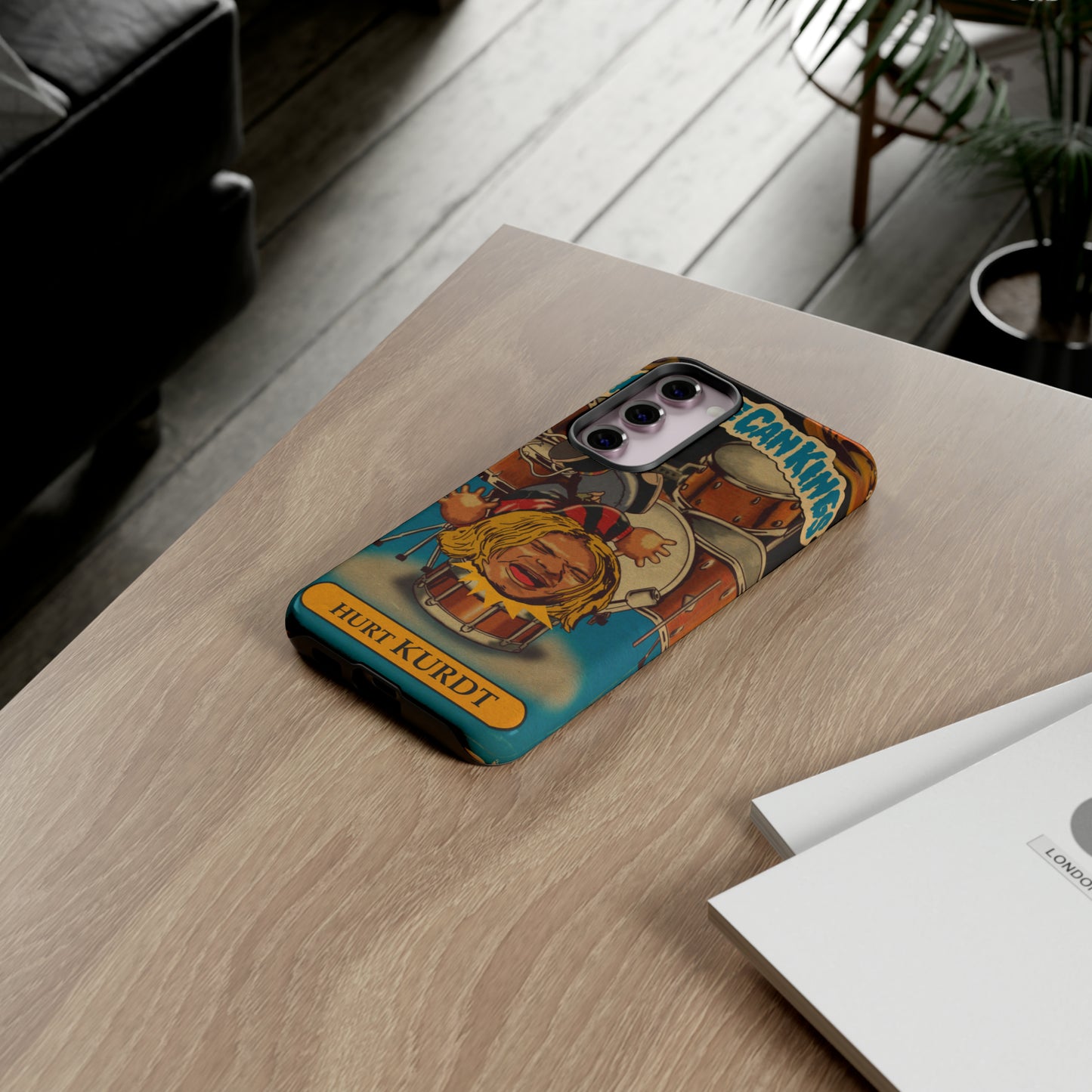 Hurt KURDT - Garbage Can Kings - Nirvana - Tough Phone Cases