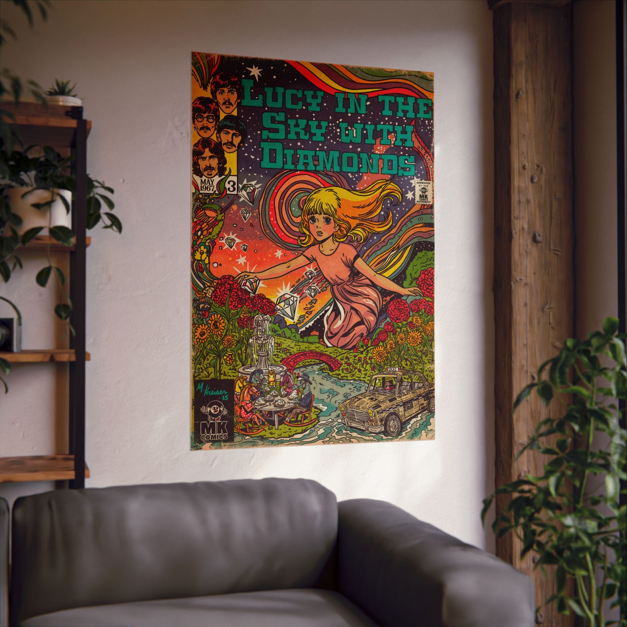 Lucy in the Sky with Diamonds - Matte Vertical Posters