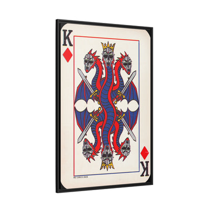 King Geedorah - Matte Canvas, Framed (Multi-color)