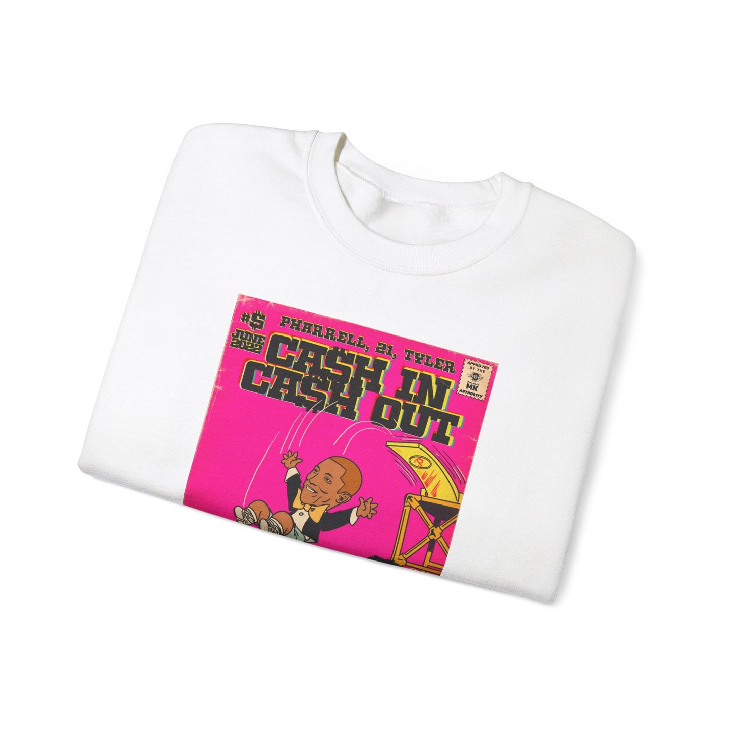 Pharrell, 21 Savage & Tyler - Cash In Cash Out - Unisex Heavy Blend™ Crewneck Sweatshirt
