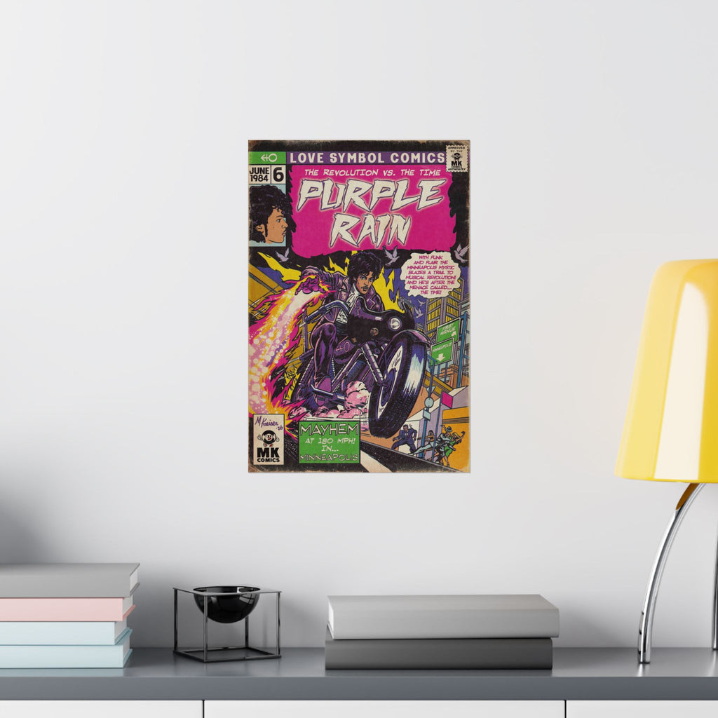 Purple Rain - Matte Vertical Posters