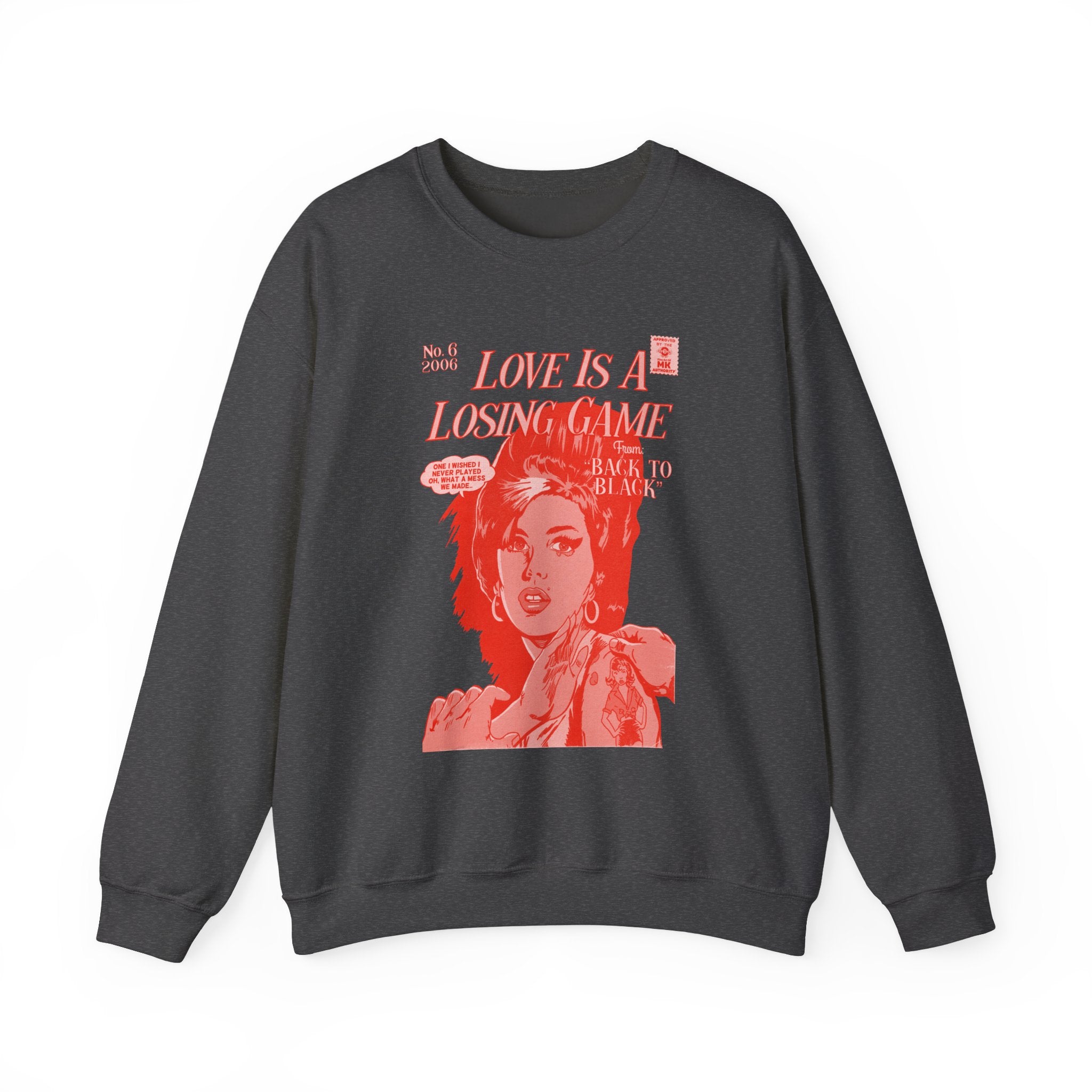 Love is a Losing Game - RED VARIANT - Unisex Heavy Blend™ Crewneck Sweatshirt