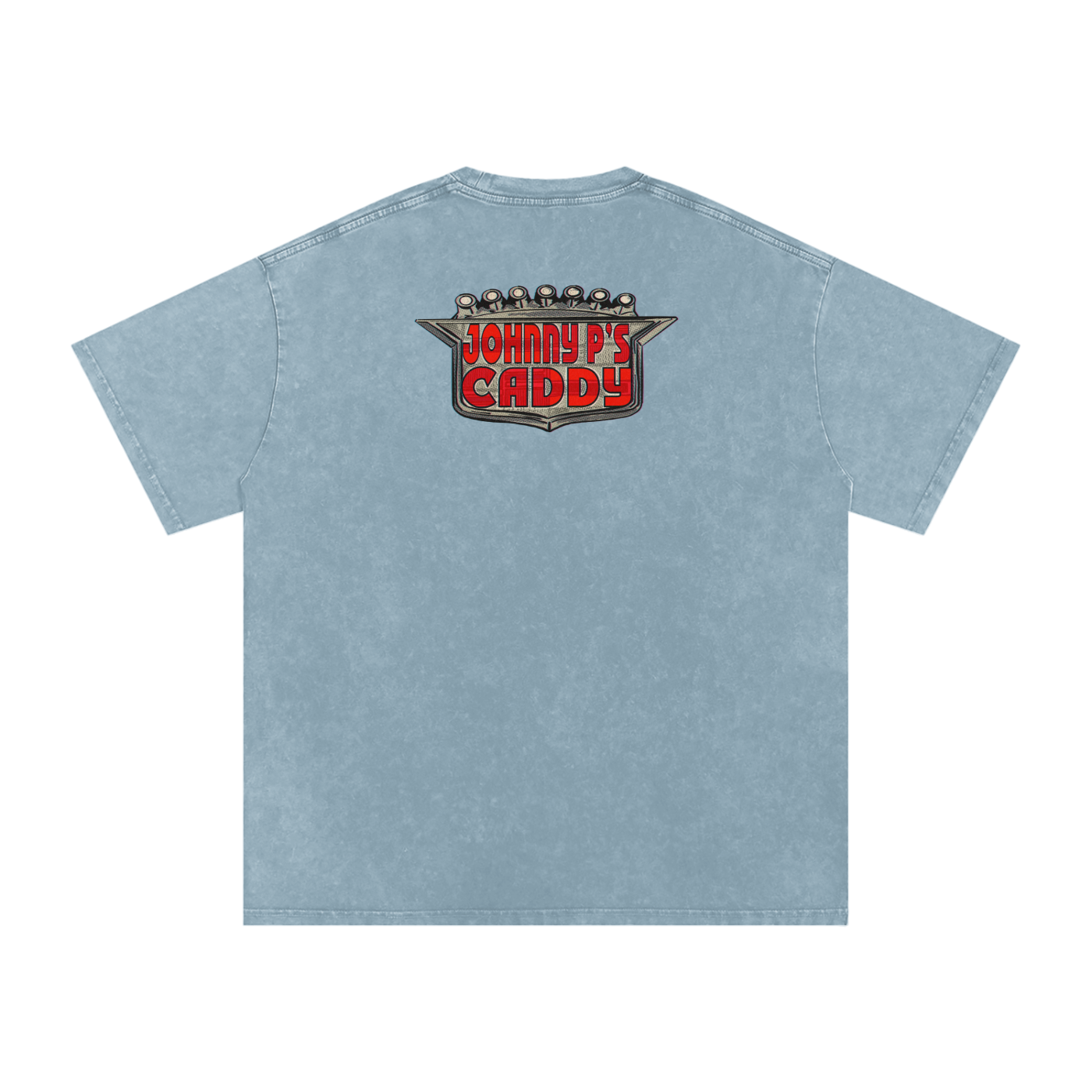 Johnny P's Caddy - Snow Washed Oversized Cotton T-Shirt