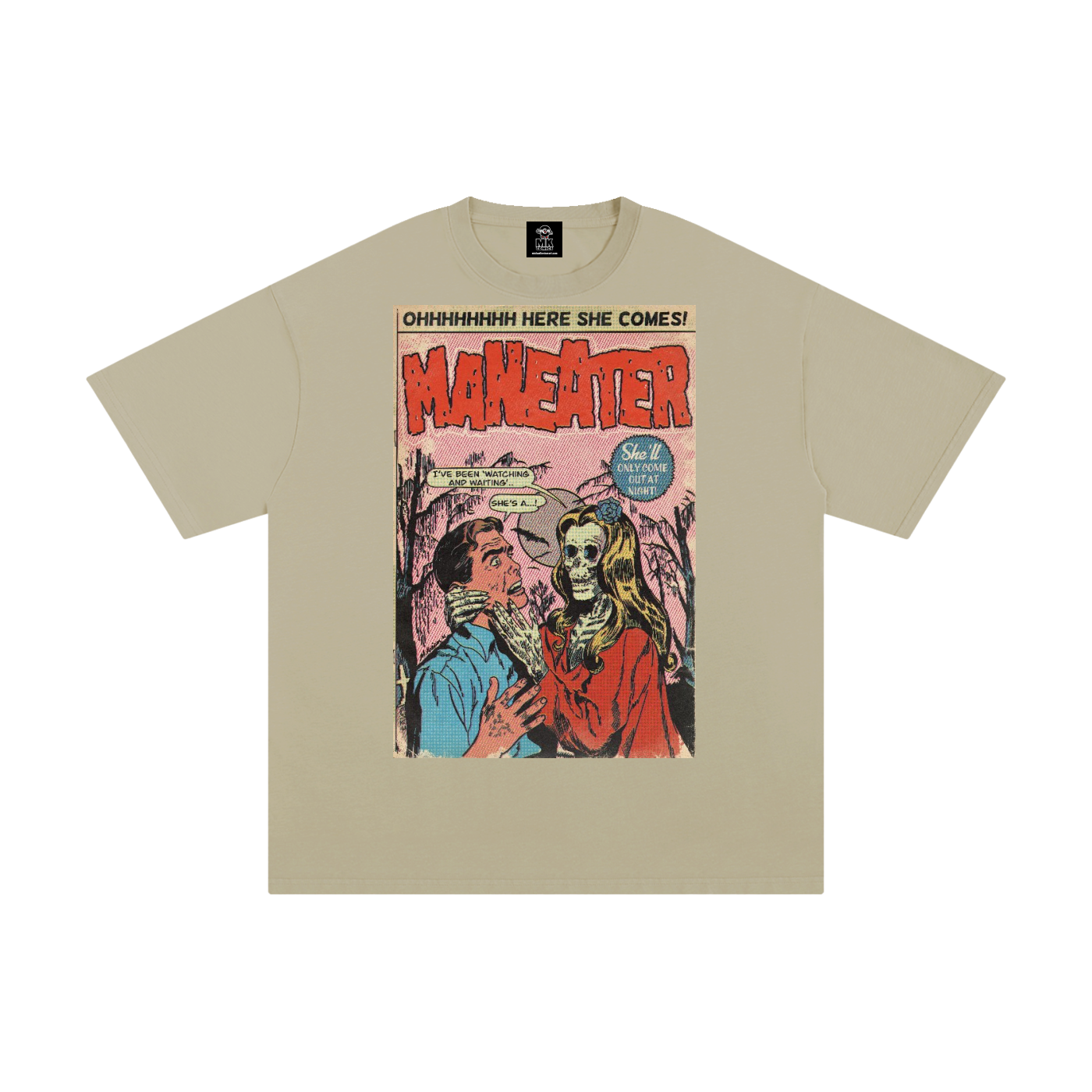 Maneater - MK Classics - Unisex Pure Cotton T-Shirt
